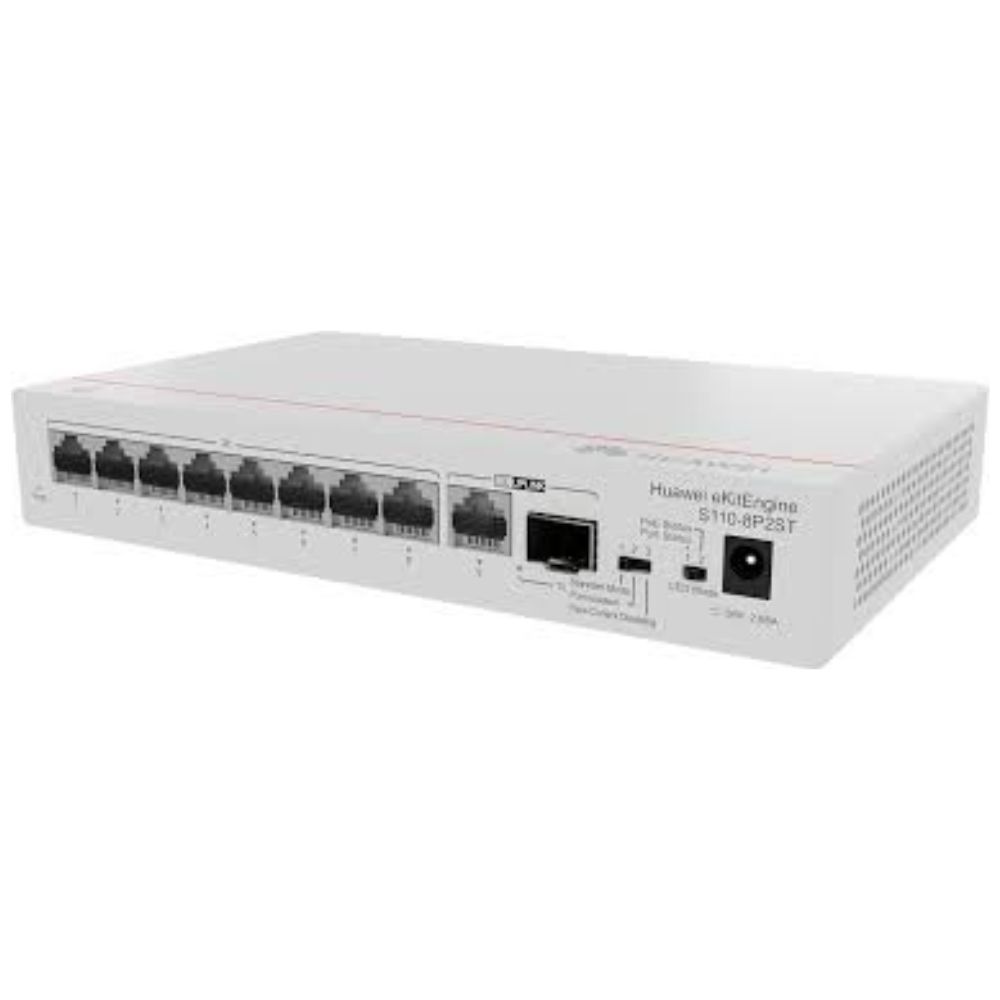 Huawei eKitEngine S110-8P2ST unmanaged Gigabit PoE+ switch