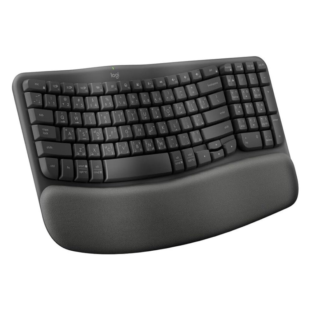 Logitech Wave Keys and Lift Combo Wireless & Bluetooth Keyboard and Mouse Combo Graphite (920-013635)