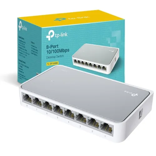 TP-Link 8-Port 10/100Mbps Desktop Switch-TL-SF1008D
