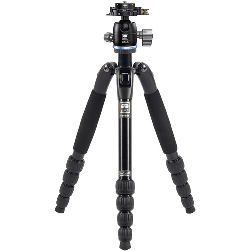 Sirui T-005SK T-0S Series Travel Tripod with B-00 Ball Head (Black, Aluminum)