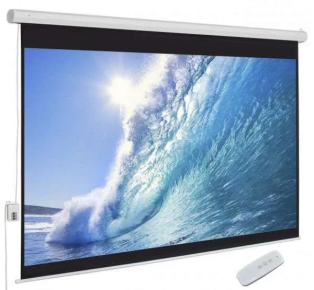 Light Wave Electric Projector Screen 240 x 240cm-LW EPS-240E