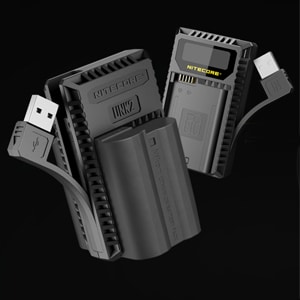 Nitecore UNK2 Dual-Slot USB Charger for Nikon