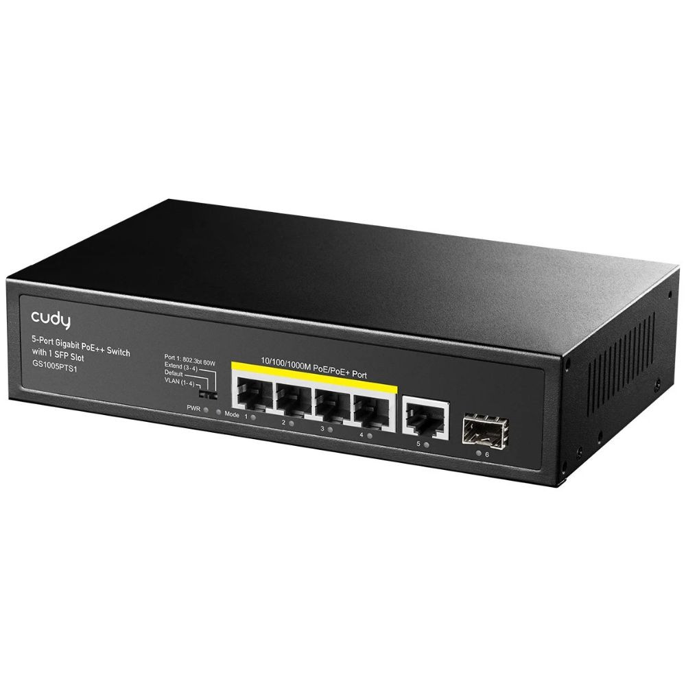 CUDY 8-PORT GIGABIT PoE(120watts) + Switch-CUDY GS1008PS2