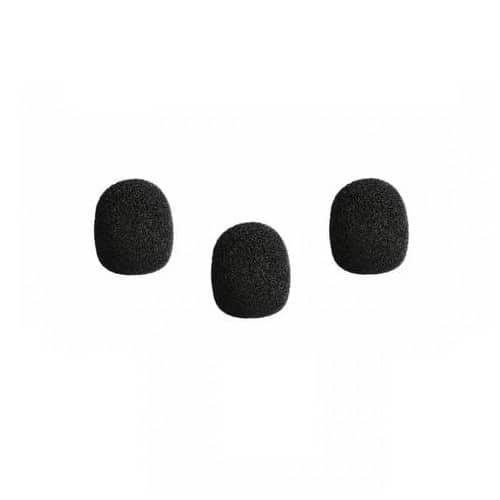BY-B05F 3-PACK FOAM WINDSCREENS FOR LAVALIER MICROPHONES