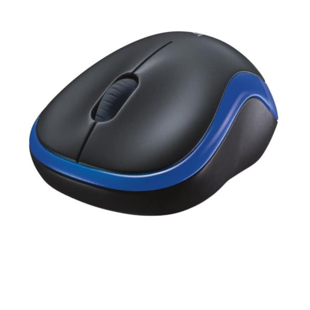 Logitech m185 wireless blue mouse