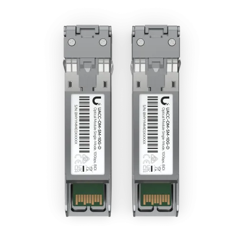 Ubiquiti UFiber SFP+ Single-Mode Module 10Gbps 10km 2-Pack (UACC-OM-SM-10G-D-2)
