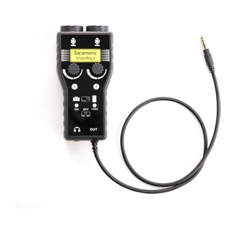 Saramonic SmartRig+ Di, Two-Channel Mic and Guitar Interface
