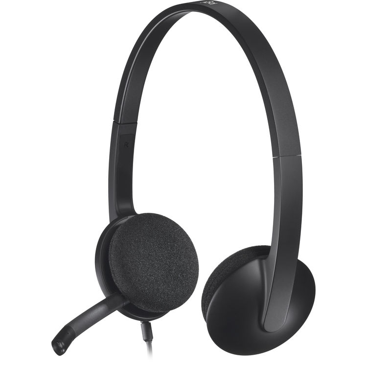Logitech H340 Wired USB Headset with Noise Cancelling Mic-981-000475