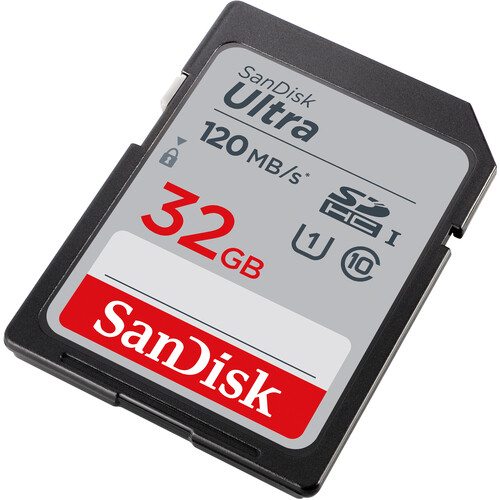 SanDisk 32GB Ultra SDHC UHS-I Memory Card