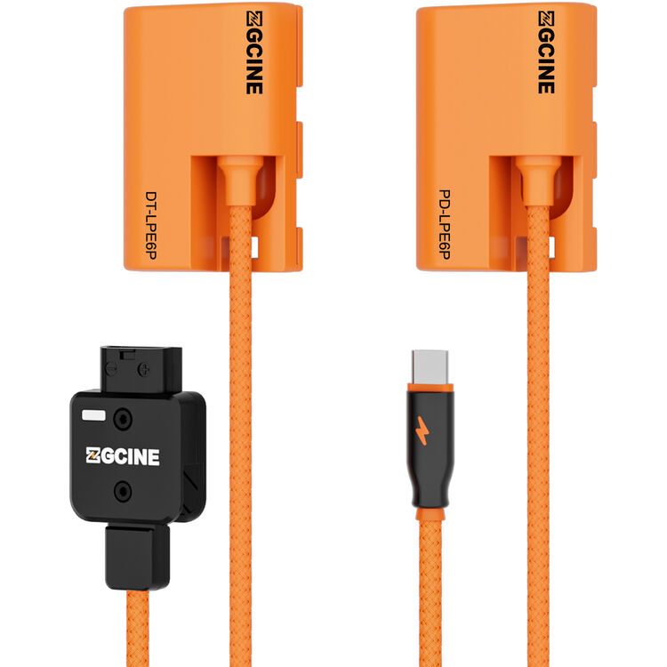 ZGCINE USB-C PD to LPE6 Dummy Battery Cable