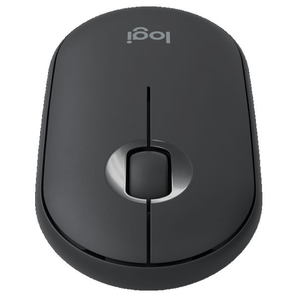 Logitech Pebble M350s Slim and Silent Bluetooth Mouse – Tonal Graphite – 910-007015