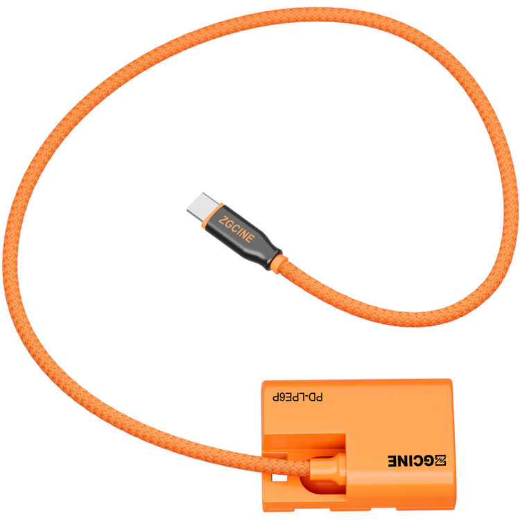 ZGCINE USB-C PD to LPE6 Dummy Battery Cable