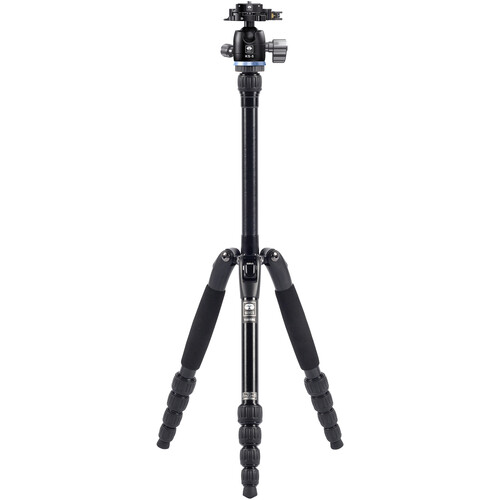 Sirui T-005SK T-0S Series Travel Tripod with B-00 Ball Head (Black, Aluminum)