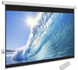Light Wave Auto Electric Projector Screen 243 x 243cm 96 x 96 Inches