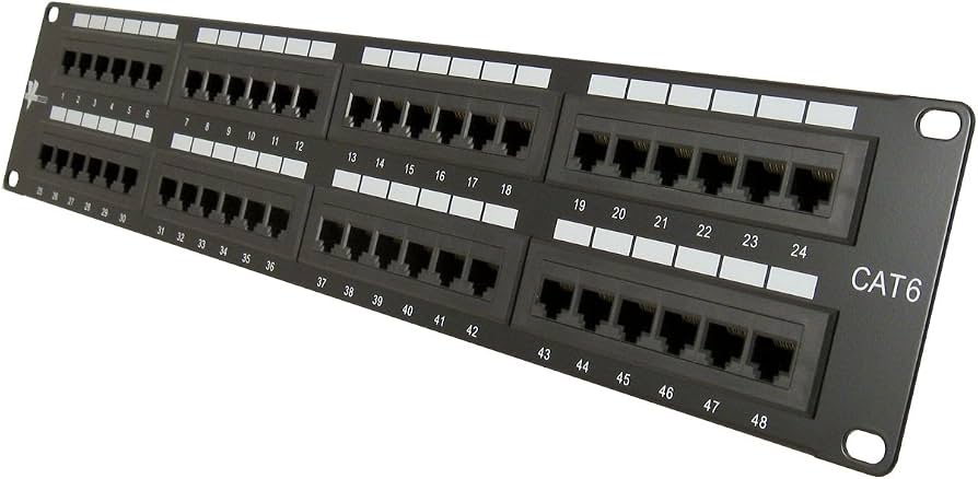 Giganet GN-C6-PP-24 Category 6 UTP 19” 24 Port Patch Panel