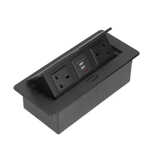 NEXA Black Pop-up Multifunction Socket With Cable