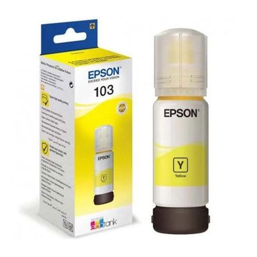Epson 103 Ecotank Yellow Ink Bottle - (c13t00s44a)