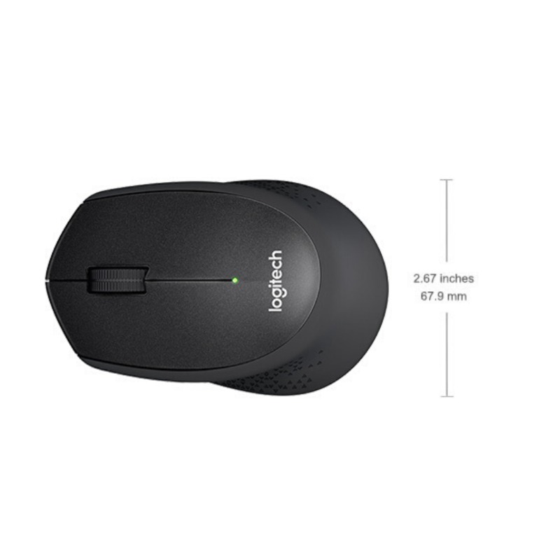 Logitech M330 Silent Plus Wireless Mouse Black-910-004909