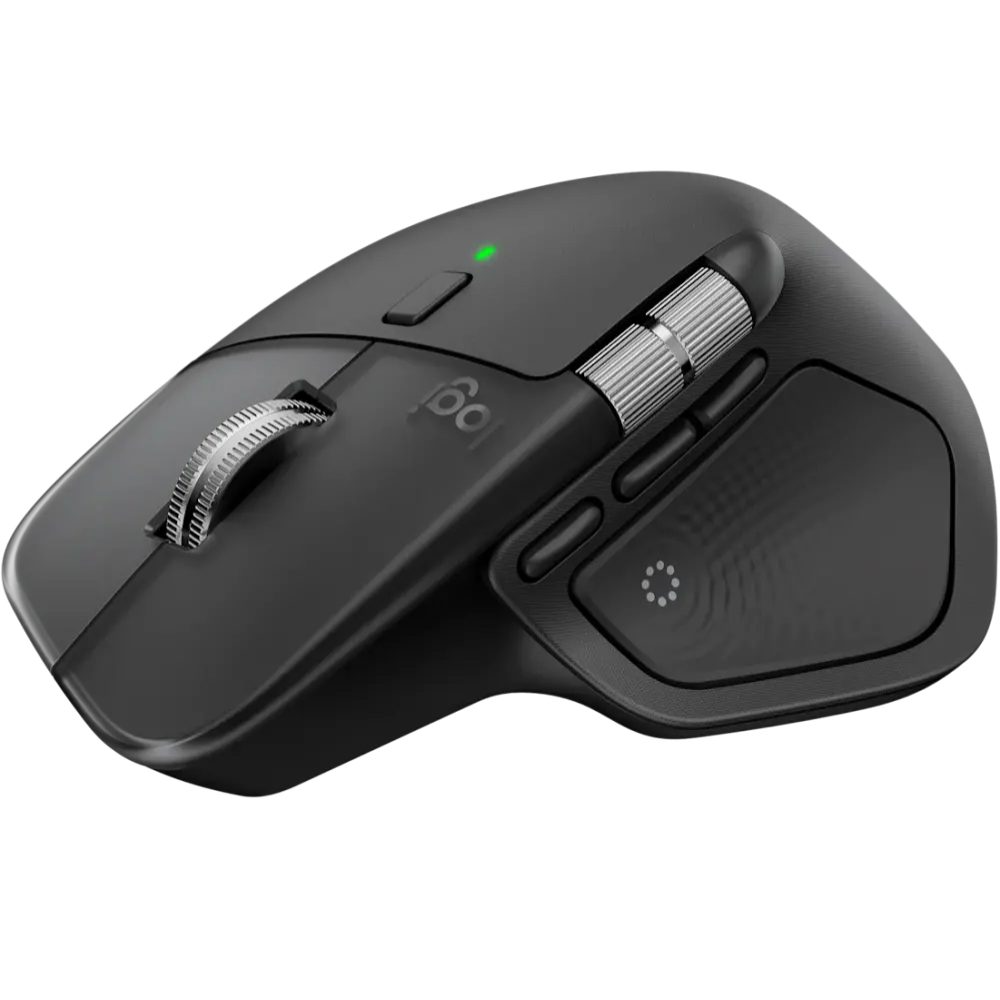 Logitech MX Master 4 , Ergonomic Bluetooth Mouse-Graphite