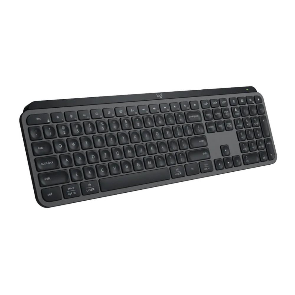 Logitech MX Keys S Wireless & Bluetooth Keyboard + Palmrest and Mouse Combo Graphite (920-011614)