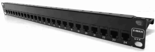 SIEMON Z-MAX 24-Port Cat6A Shielded Patch Panel