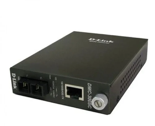 D-Link DMC-300MSC-2 2-Port 10/100Base-TX Fast Ethernet Media Converter