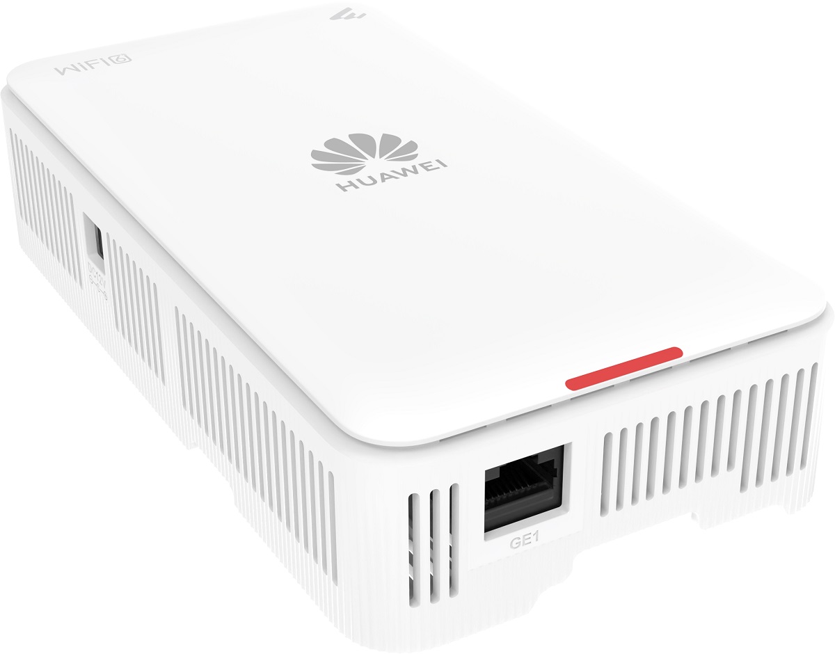 Huawei Wall‑plate Wi‑Fi 6 Indoor Access Point – Dual Radio, 2×2 MU‑MIMO, 1GE, BLE, USB