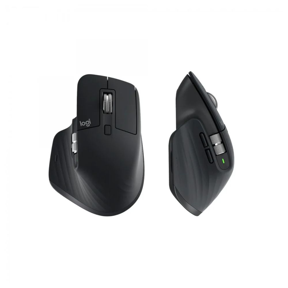 Logitech MX Keys S Wireless & Bluetooth Keyboard + Palmrest and Mouse Combo Graphite (920-011614)