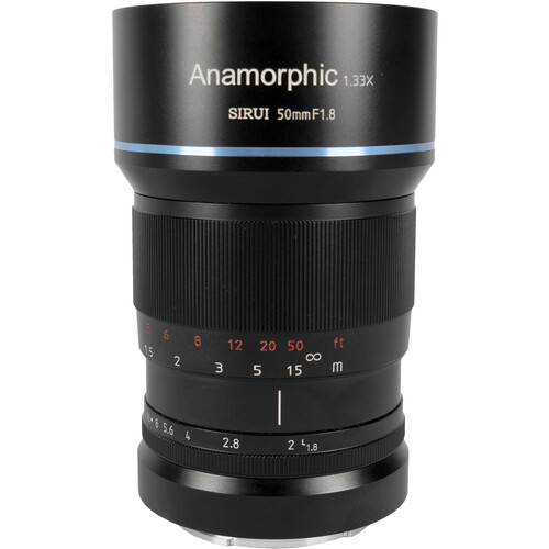 Sirui 50mm f/1.8 Anamorphic 1.33x Lens (MFT Mount)