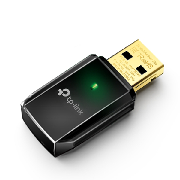 TP-Link AC600 Wireless Dual Band USB Adapter -TL-Archer T2U