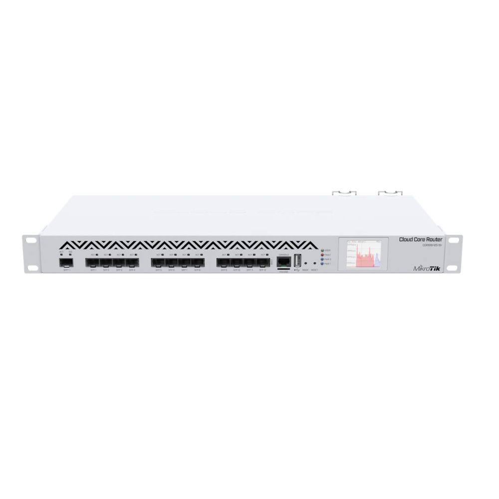 MikroTik CCR1016-12S-1S+ Cloud Core Router 1U Rackmount, 12×SFP Cage