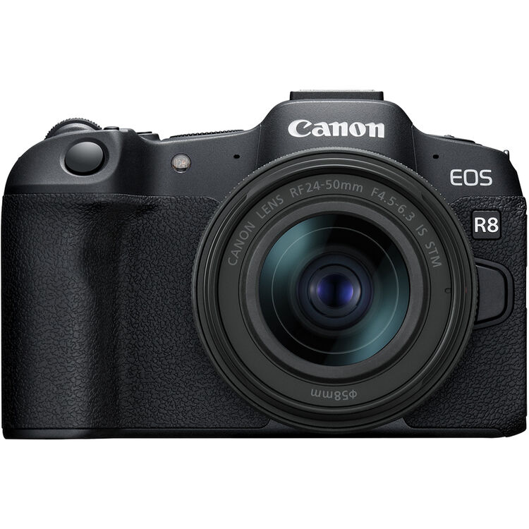 Canon EOS R8 Mirrorless Camera with RF 24-50mm f/4.5-6.3 IS STM Lens