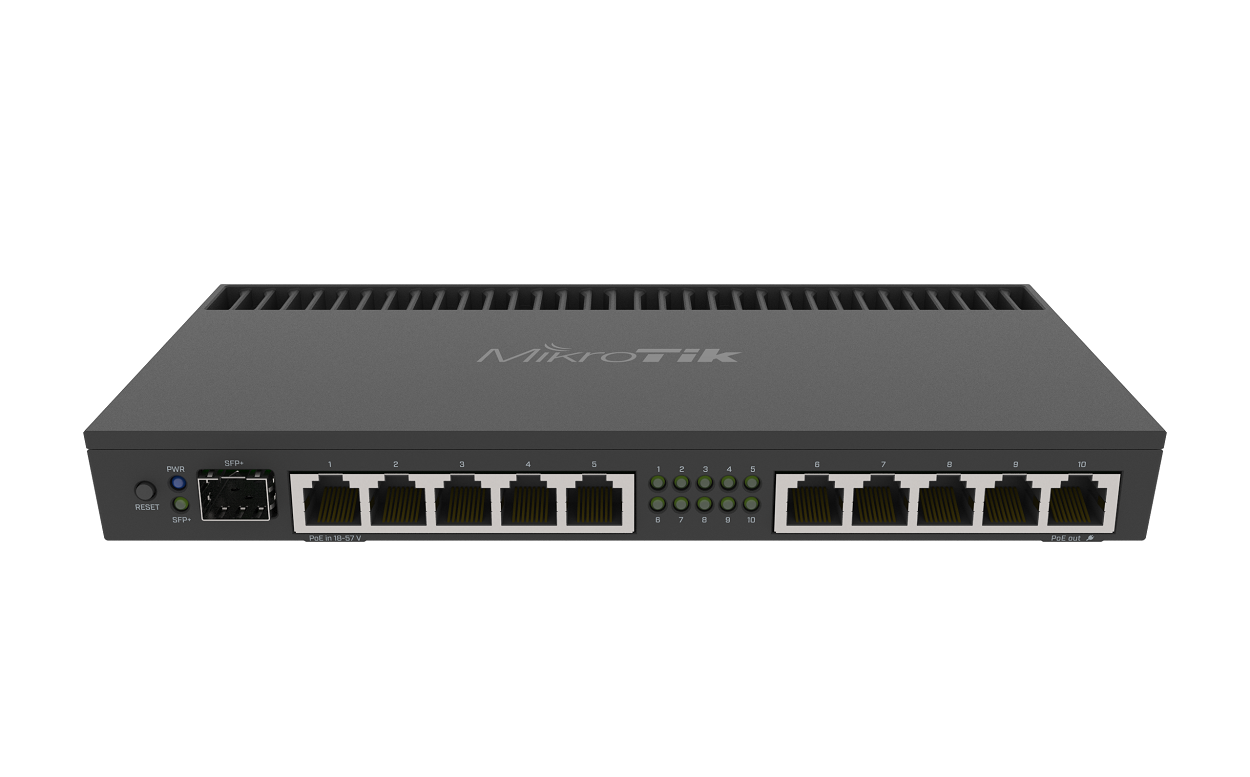 MikroTik RB4011iGS+RM Ethernet 10-Port Gigabit Router