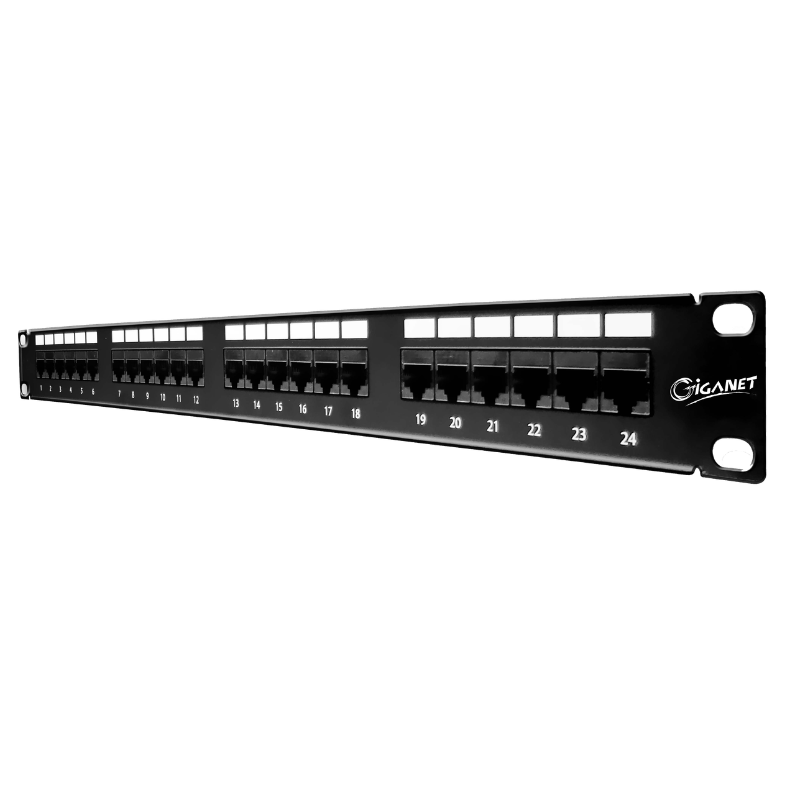 Giganet GN-C6-PP-24 Category 6 UTP 19” 24 Port Patch Panel