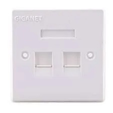 GIGANET DUAL FACEPLATE