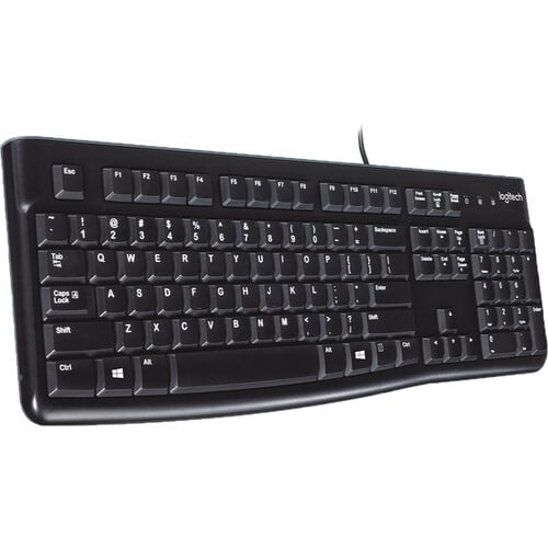 Logitech K120 Wired Keyboard Black (920-002508)