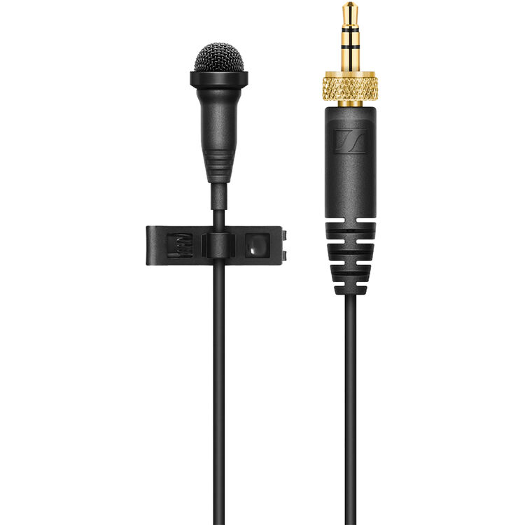 Sennheiser ME 2 Omnidirectional Lavalier Microphone with Locking 3.5mm Connector (Black)