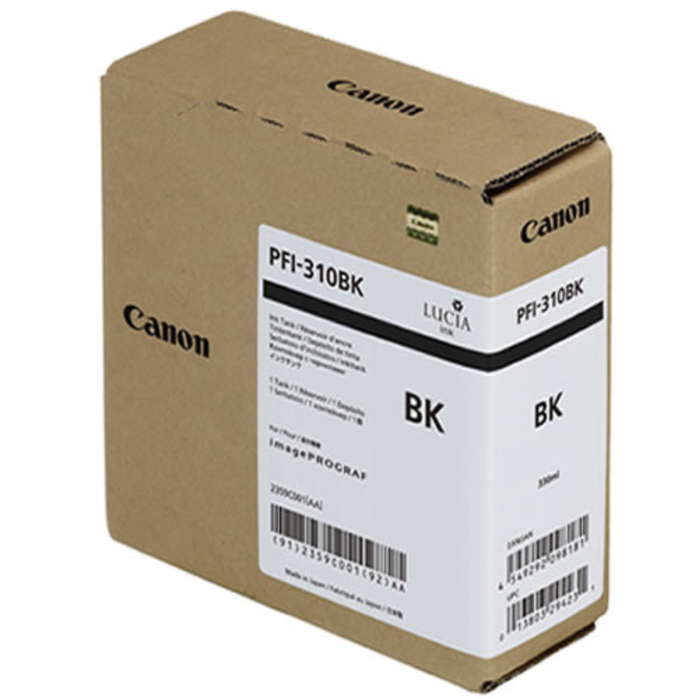 Canon PFI-310BK Black Pigment Ink Tank (330mL)