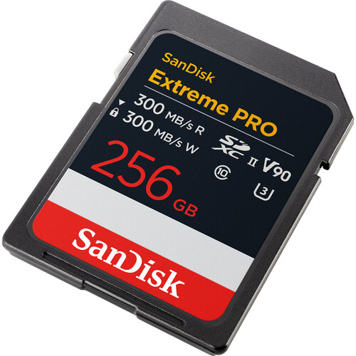 SanDisk 256GB Extreme PRO UHS-II SDXC Memory Card 300MBPS