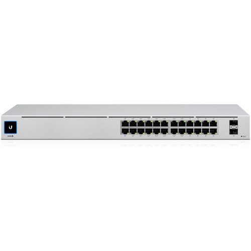 Ubiquiti UniFi Switch 24 PoE: (16) GbE PoE+ (8) GbE (2) 1G SFP 95W - USW-24-PoE