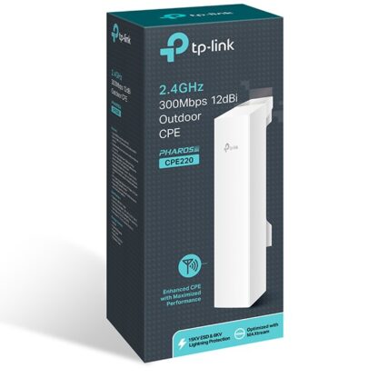 TP LINK CPE220 2.4GHz 300Mbps 12dBi Outdoor CPE